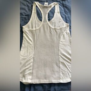 Victoria's Secret Cream Mesh Racerback Tank